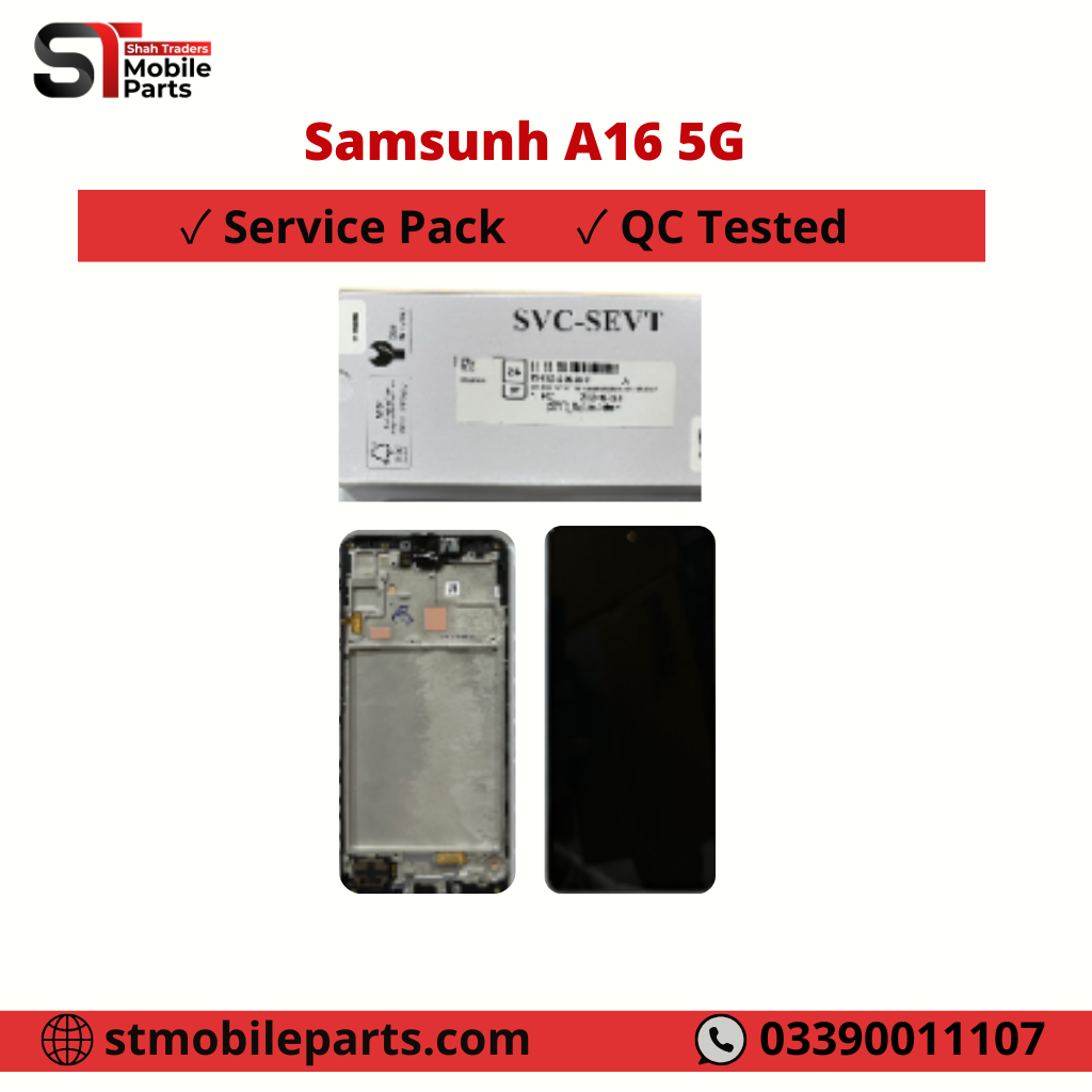 SAMSUNG GALAXY A16 5G A166B DISPLAY BLACK GH82 36143A