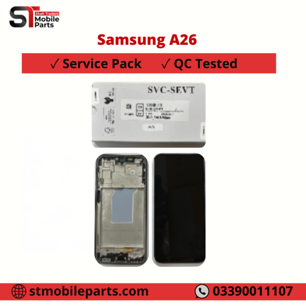 Samsung Galaxy A26 A266 LCD Display Touchscreen Original Service Pack WHITE