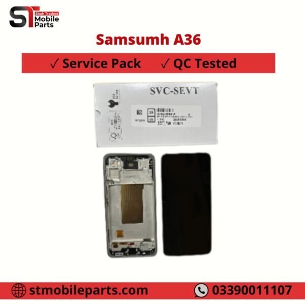 Samsung Galaxy A36 A366 LCD Display Touchscreen Original Service Pack BLACK-