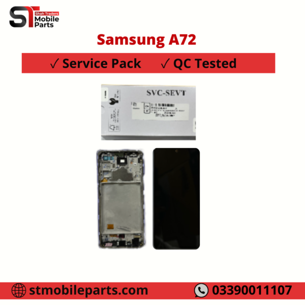 Samsung Galaxy A72 LCD touch screen digitizer A725 A726 Voilet Service Pack Original