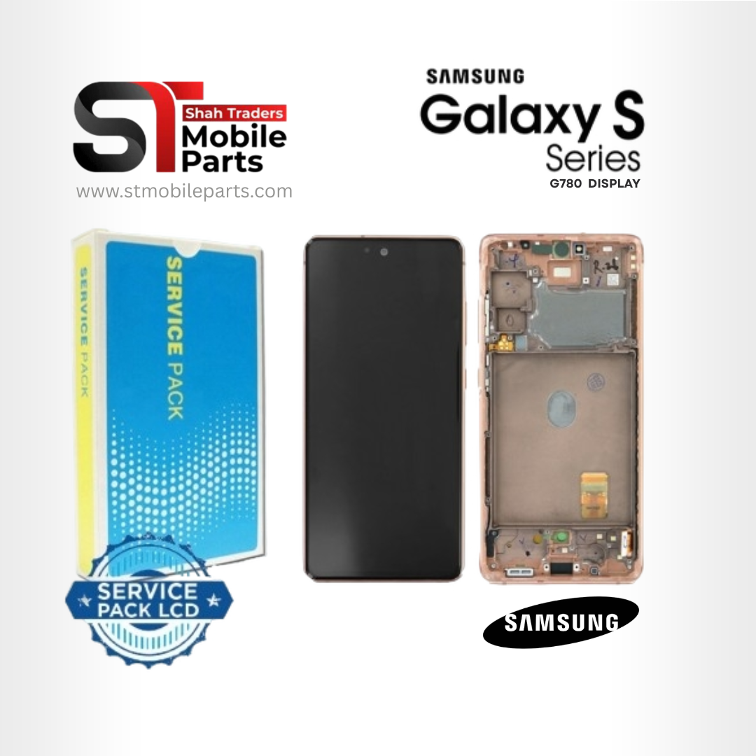 Samsung S20 FE Service Pack LCDs (Orange color)