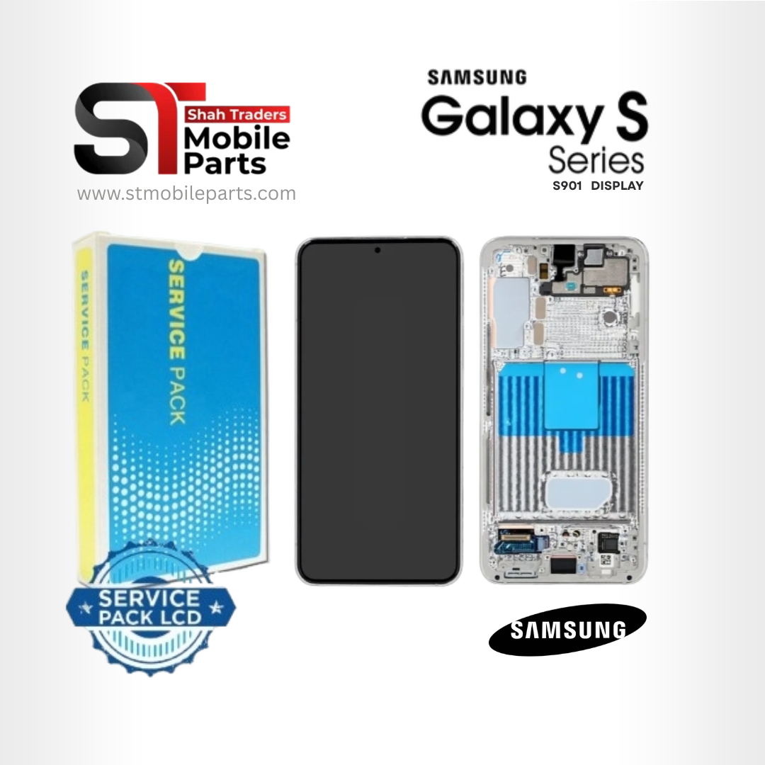 Samsung S22 White Cream color Service Pack LCDs