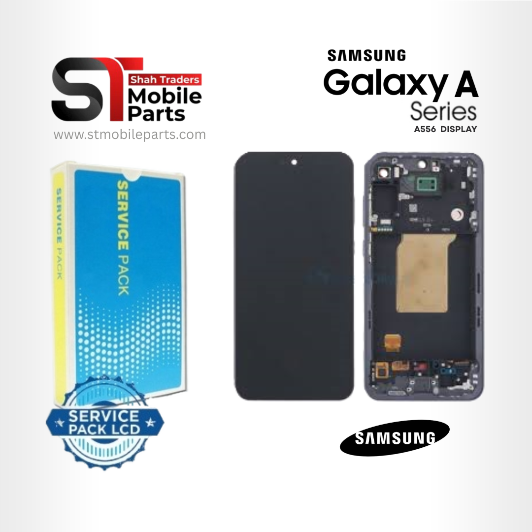 Samsung Galaxy A55 (Black) Service Pack LCD Screen Display